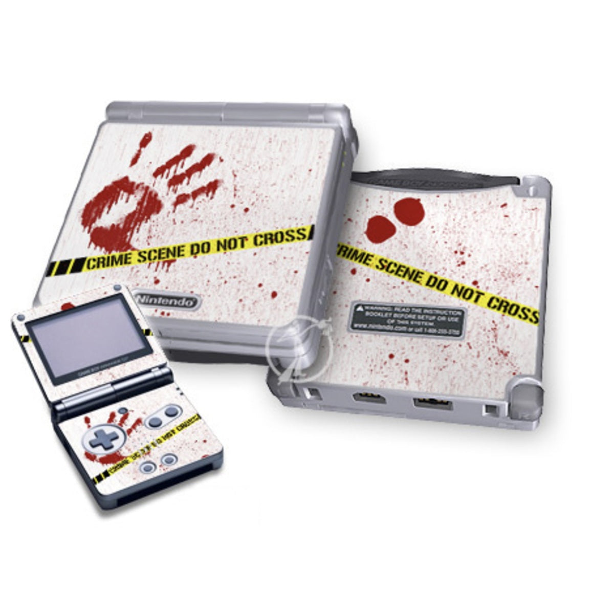Crime Scene Revisited - Nintendo GameBoy Advance SP Wrap