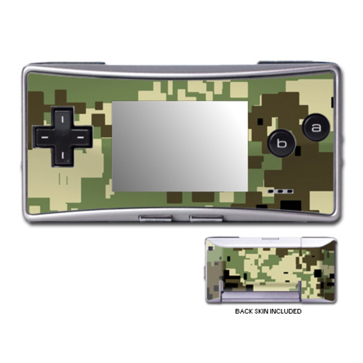 Digital Woodland Camo - Nintendo GameBoy Micro Wrap