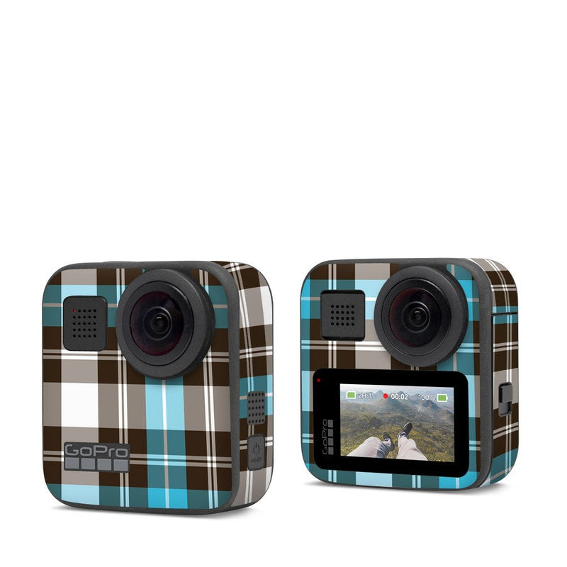 Turquoise Plaid - GoPro Max Wrap