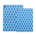 Cuadros azules - Carcasa para iPad de Apple