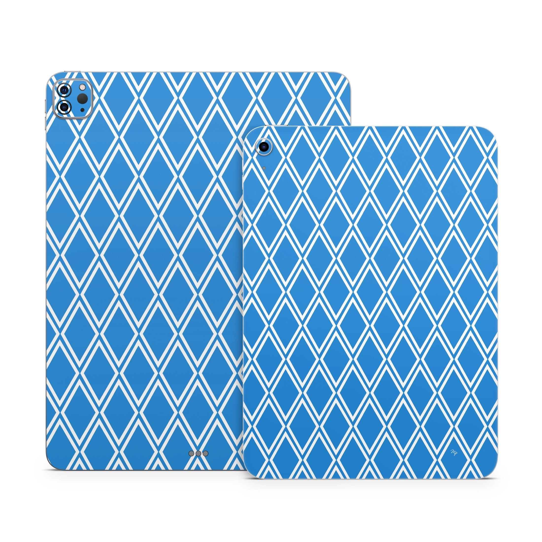 Cuadros azules - Carcasa para iPad de Apple