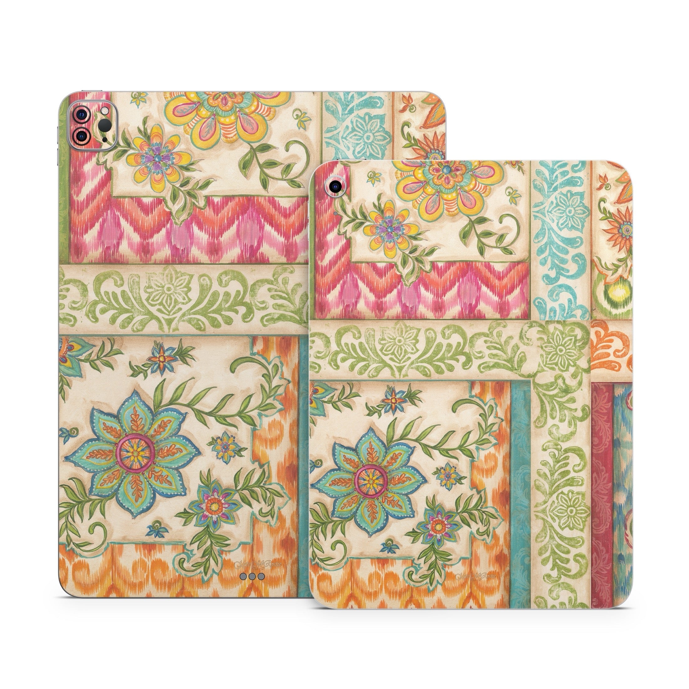 Ikat Floral - Apple iPad Wrap