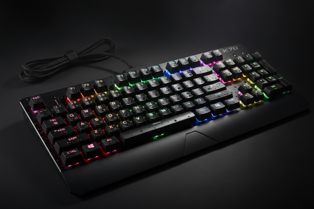 K70 RGB LED Wired Gaming Keyboard