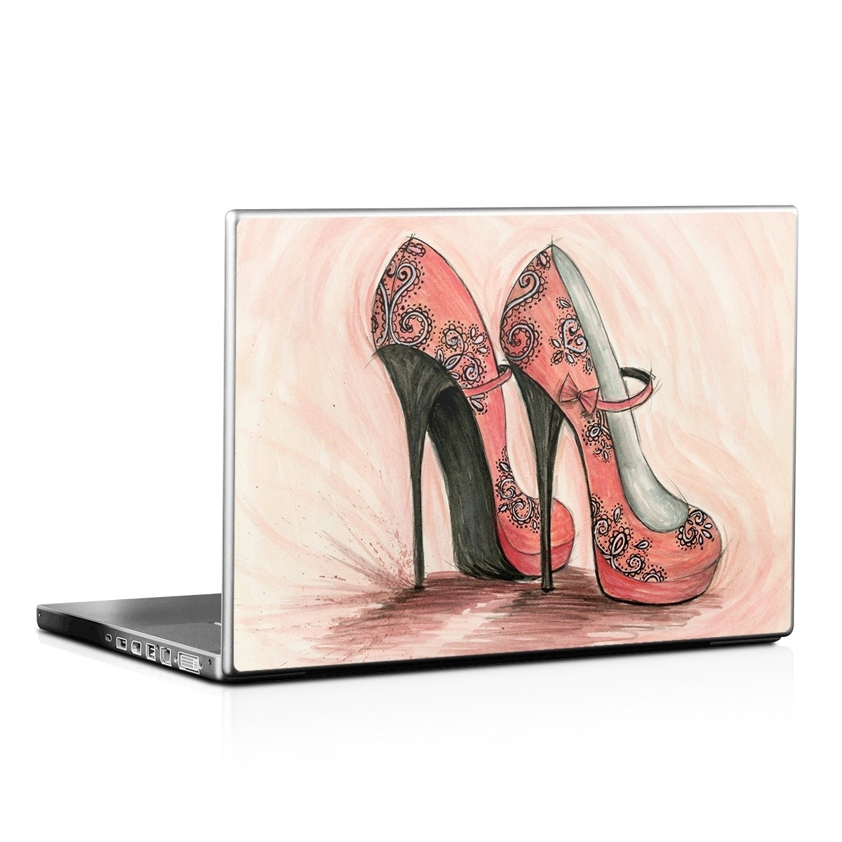 Coral Shoes - Laptop Lid Wrap