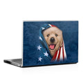 Patriotic Retriever - Laptop Lid Wrap