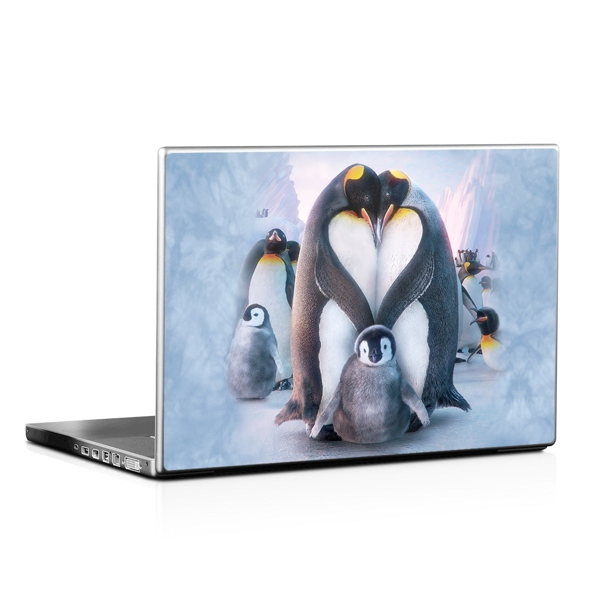 Penguin Heart - Laptop Lid Wrap