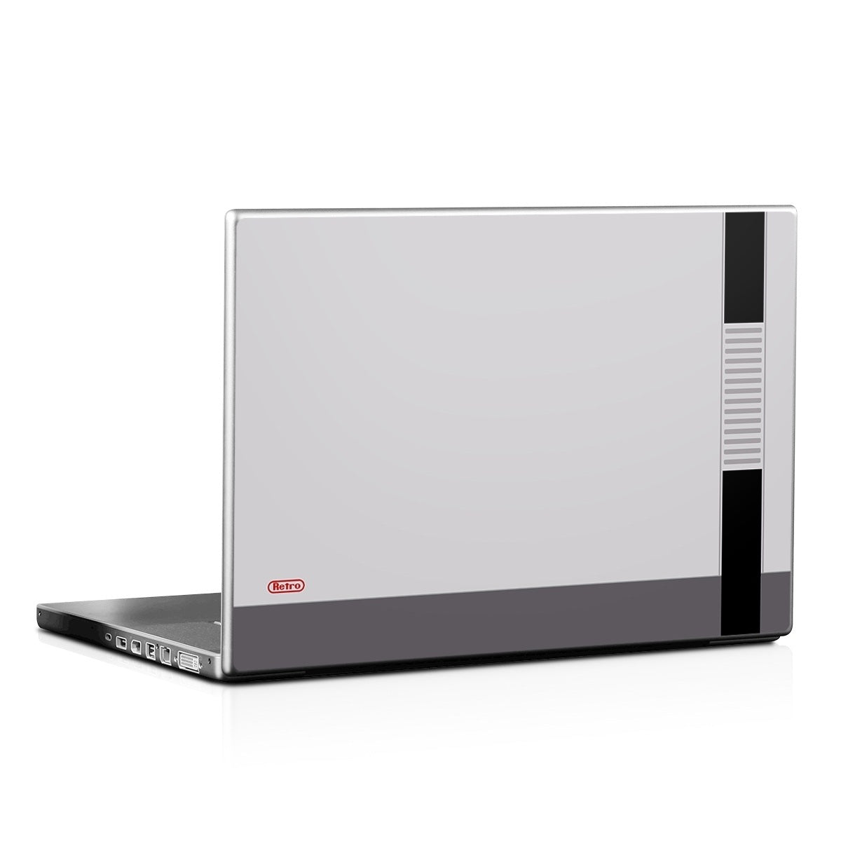 Retro horizontal - Adhesivo para tapa de portátil