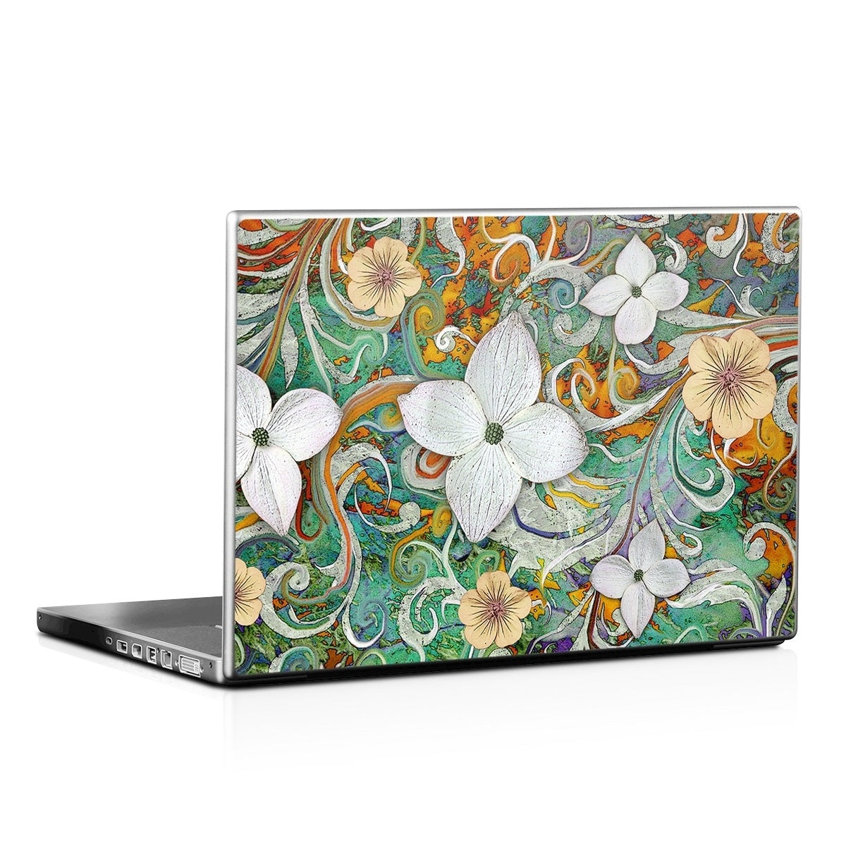 Sangria Flora - Laptop Lid Wrap