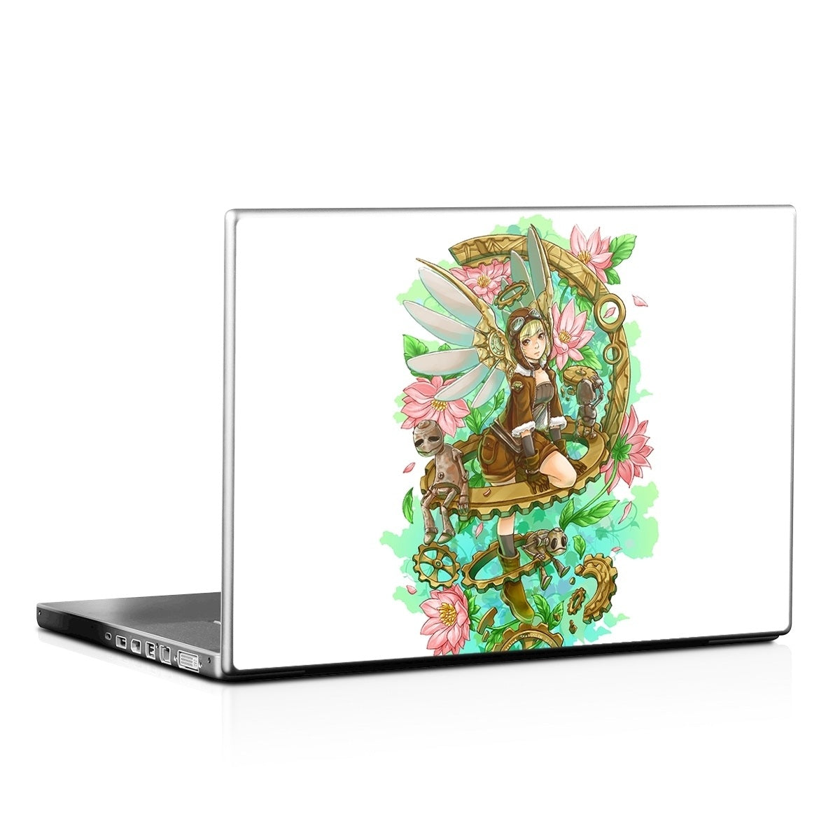 Steampunk Angel - Laptop Lid Wrap