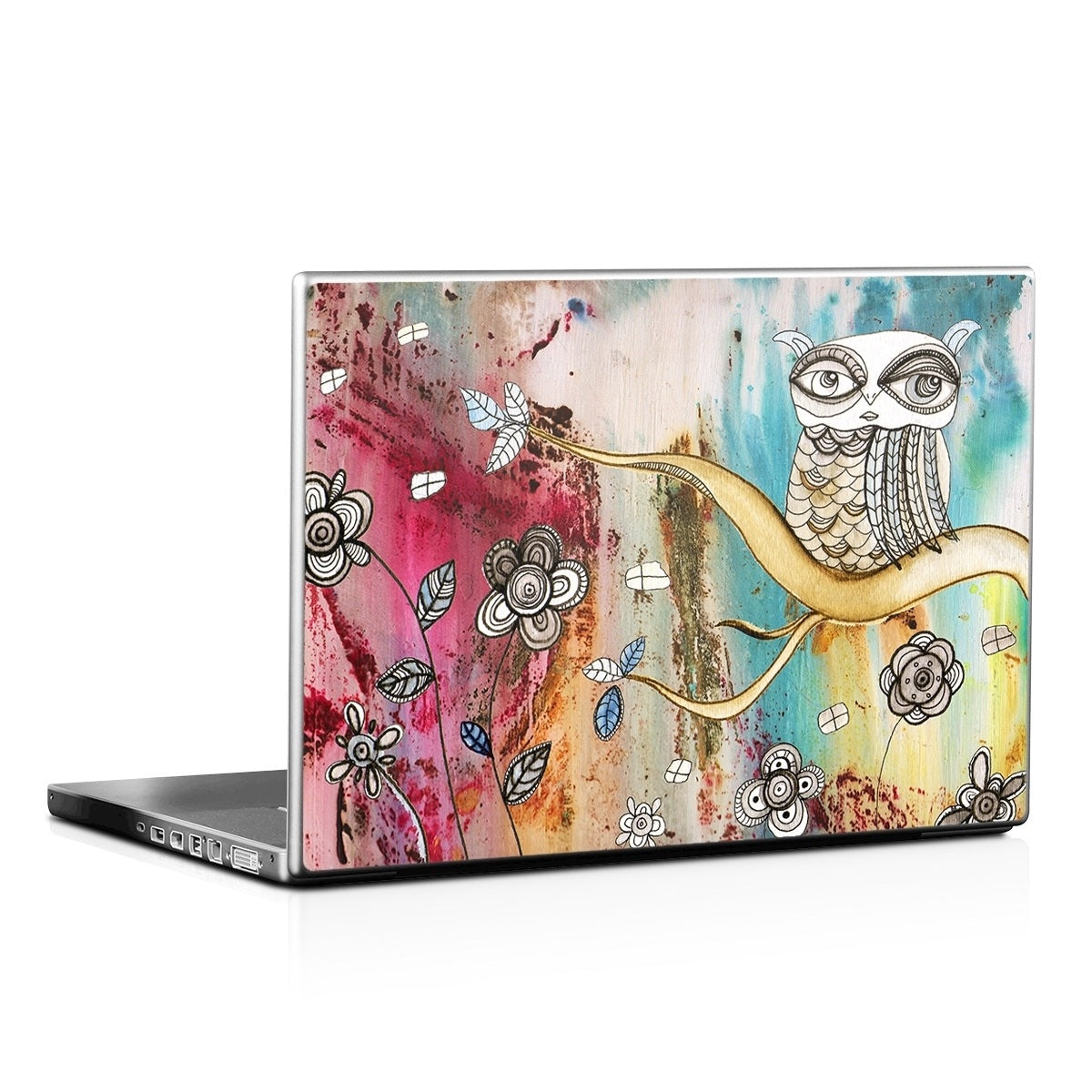 Surreal Owl - Laptop Lid Wrap