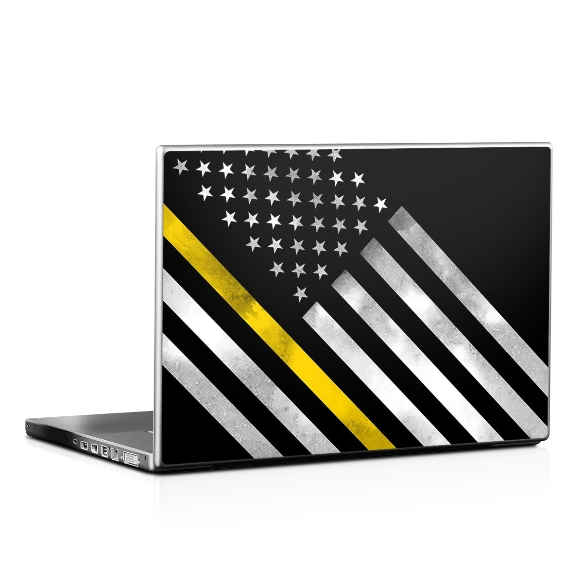 Thin Yellow Line Hero - Laptop Lid Wrap