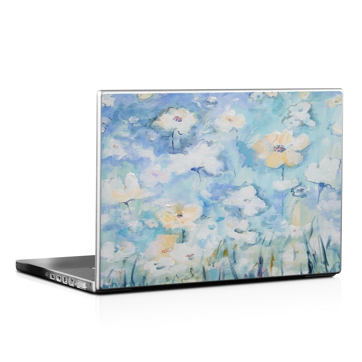 White & Blue - Laptop Lid Wrap