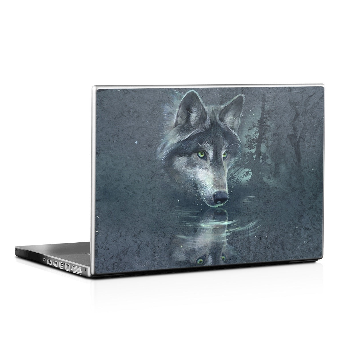 Wolf Reflection - Laptop Lid Wrap