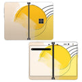 Amarillo abstracto - Skin para Microsoft Surface Duo
