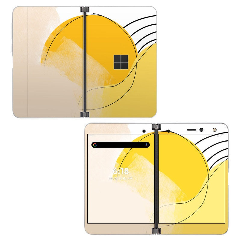 Amarillo abstracto - Skin para Microsoft Surface Duo