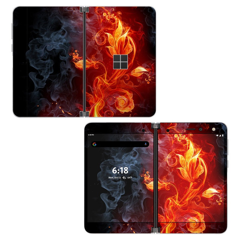 Flower Of Fire - Microsoft Surface Duo Wrap