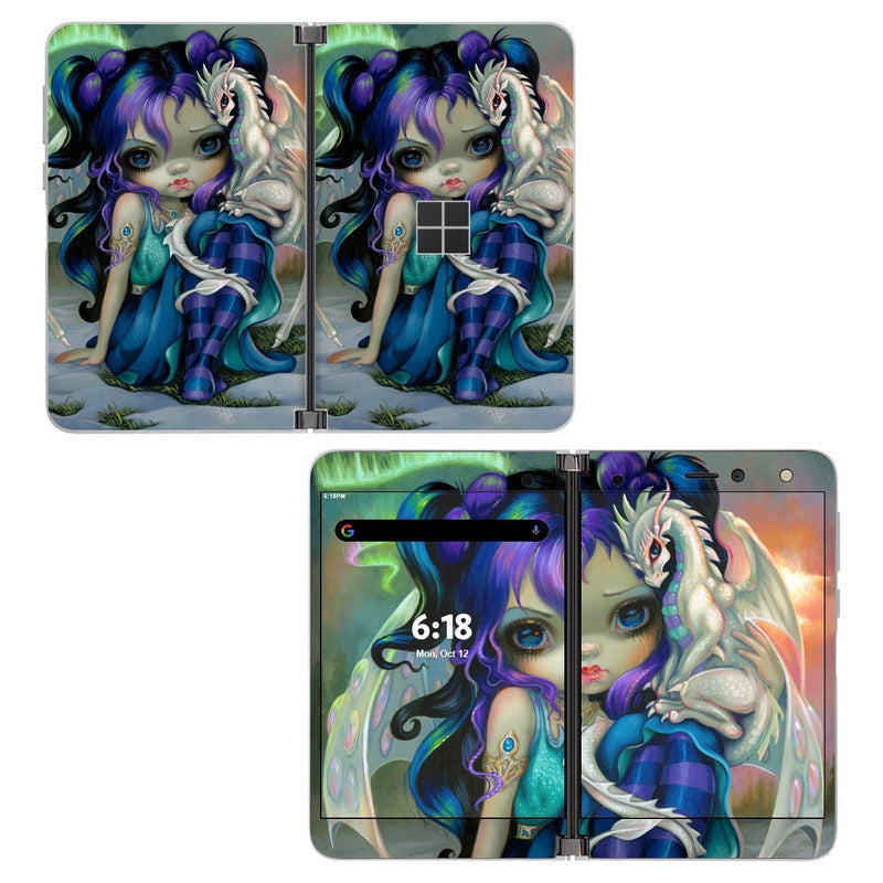 Frost Dragonling - Microsoft Surface Duo Wrap