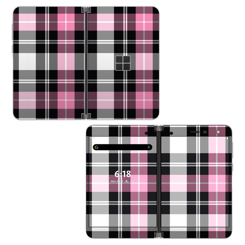 Pink Plaid - Microsoft Surface Duo Wrap