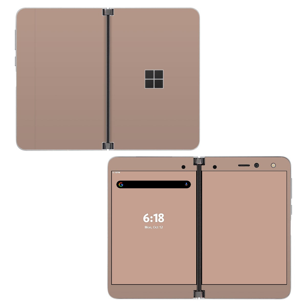 Solid State Rustic Pink - Microsoft Surface Duo Wrap