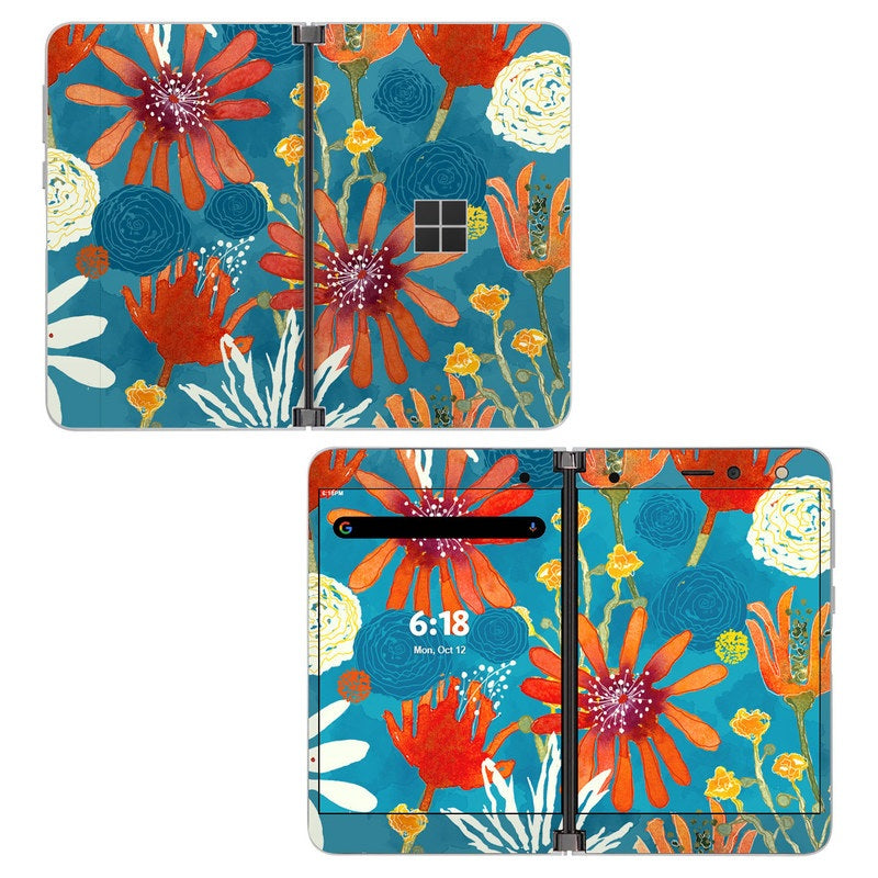 Sunbaked Blooms - Microsoft Surface Duo Wrap