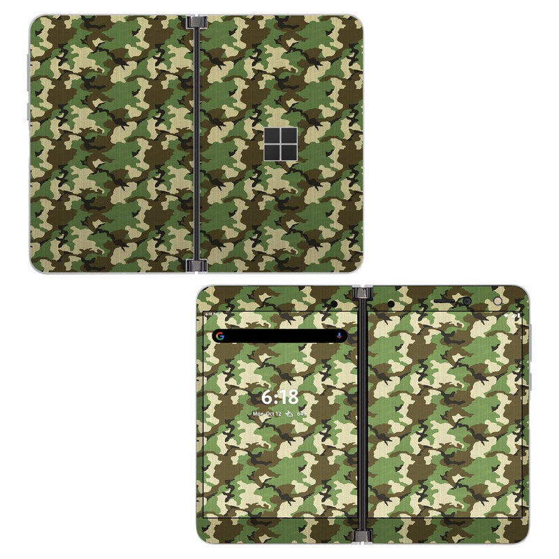 Woodland Camo - Microsoft Surface Duo Wrap