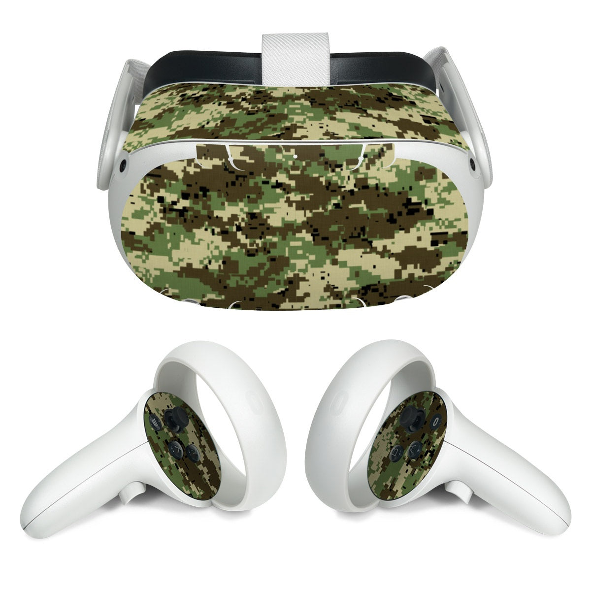 Digital Woodland Camo - Meta Quest 2 Wrap