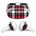 Red Plaid - Meta Quest 2 Wrap