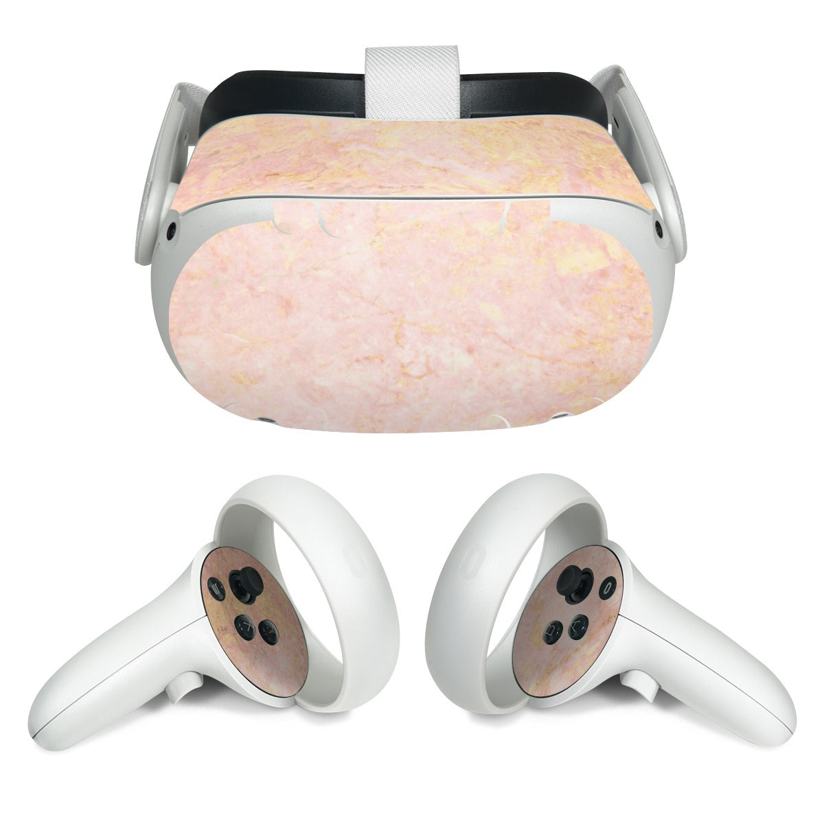 Rose Gold Marble - Meta Quest 2 Wrap