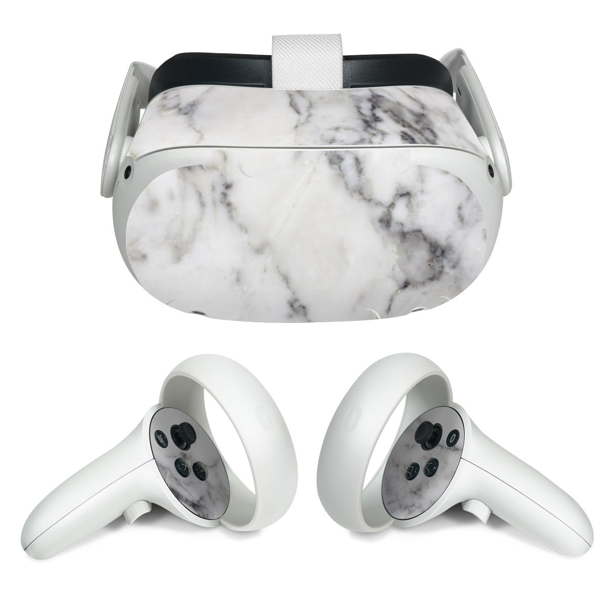 White Marble - Meta Quest 2 Wrap