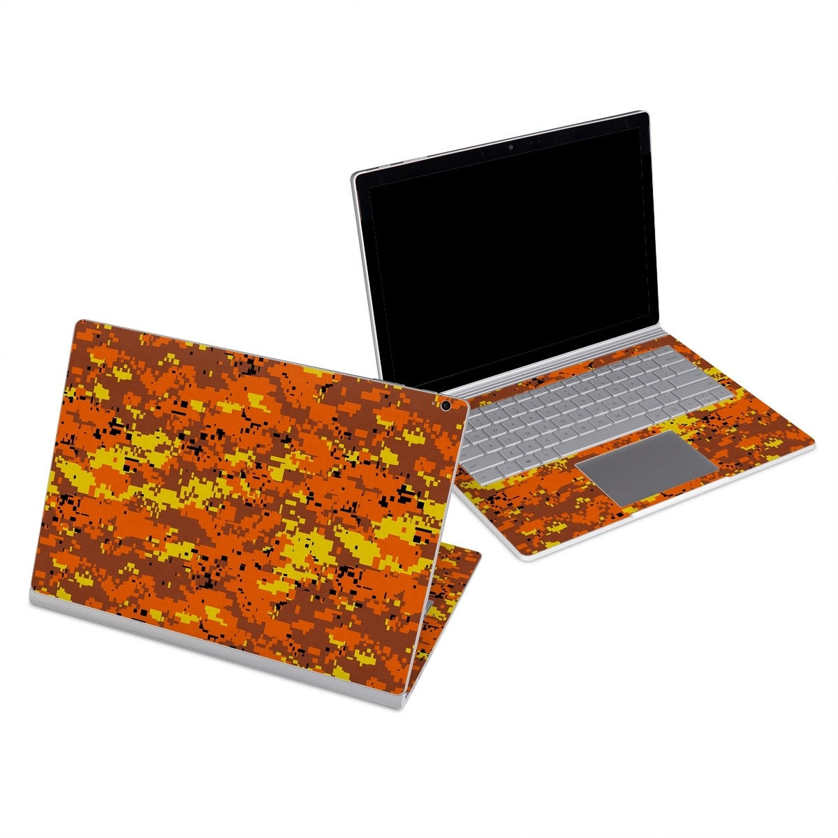 Digital Orange Camo - Microsoft Surface Book Wrap