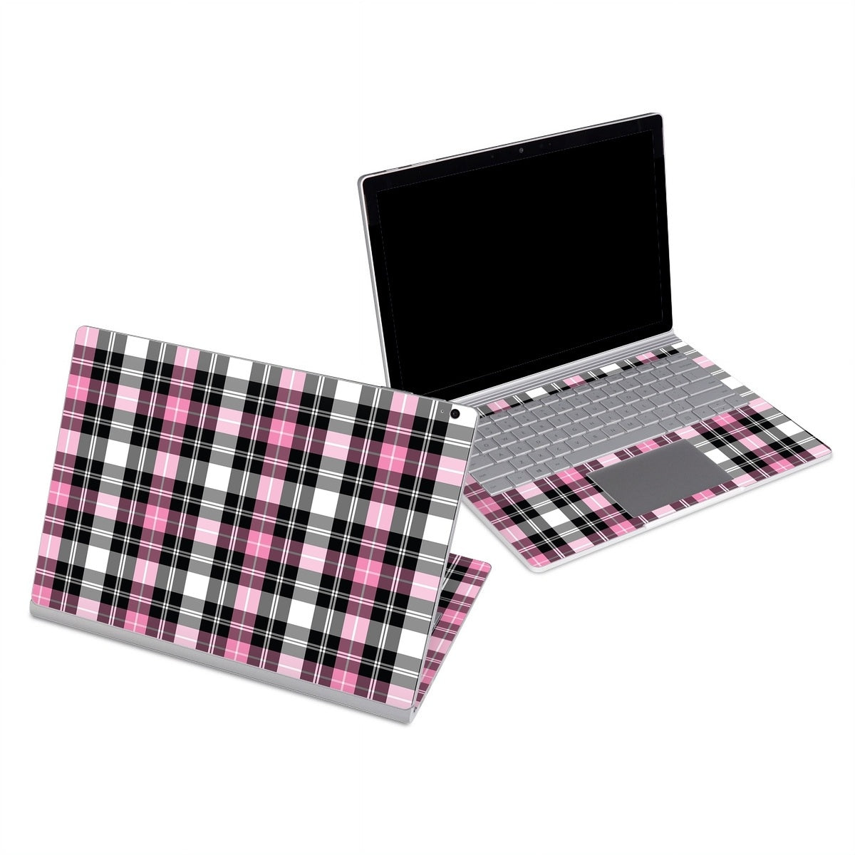 Pink Plaid - Microsoft Surface Book Wrap