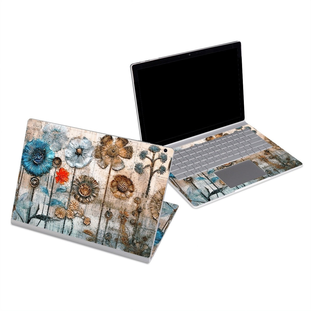 蒸汽朋克花卉 - 微软 Surface Book 贴膜