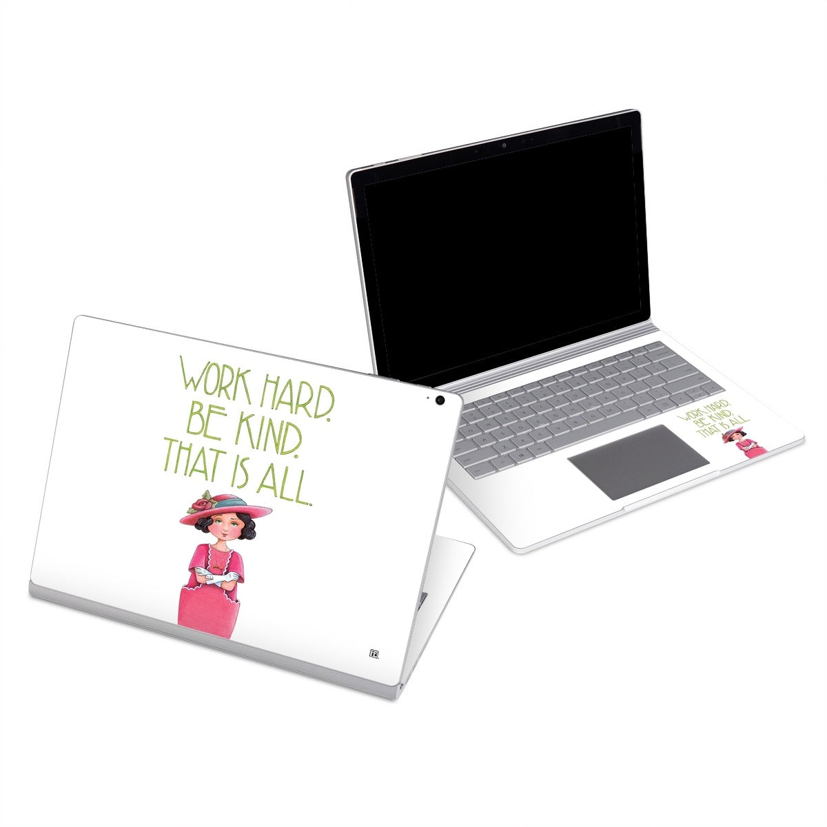 Work Hard - Microsoft Surface Book Wrap