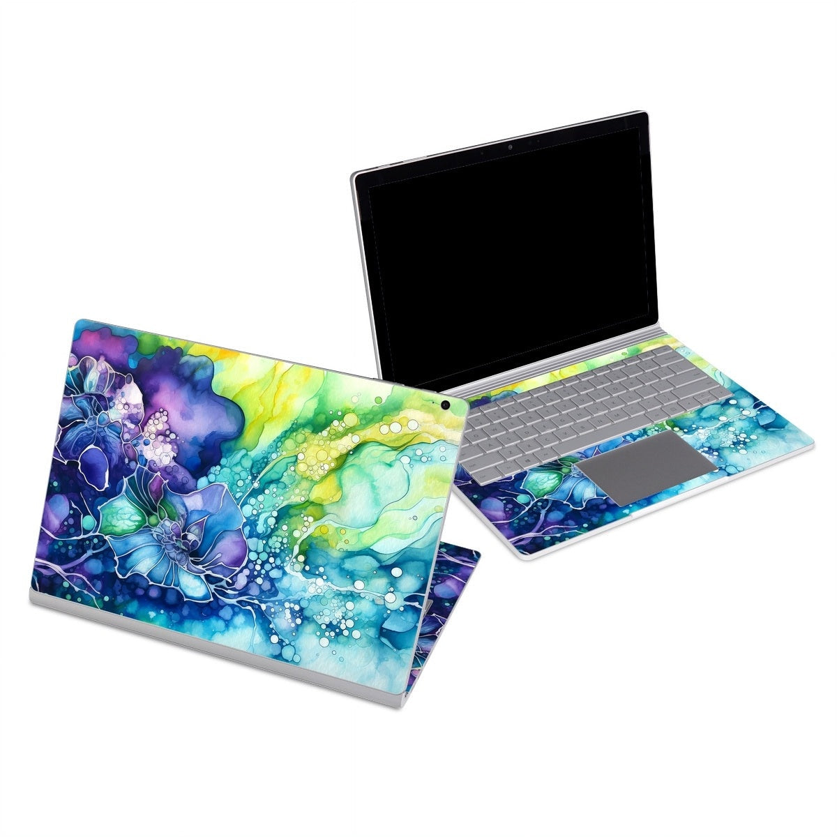 Flora Acuarela - Cubierta para Microsoft Surface Book