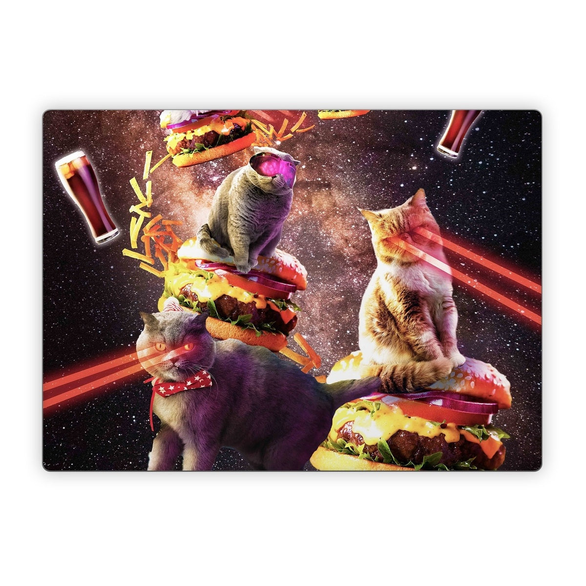 Burger Cats - Microsoft Surface Laptop Wrap