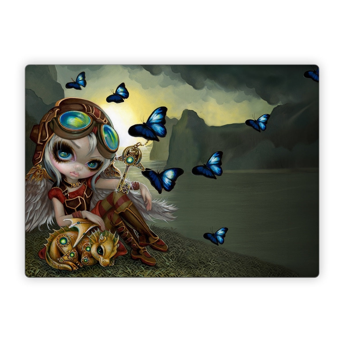 Clockwork Dragonling - Microsoft Surface Laptop Wrap