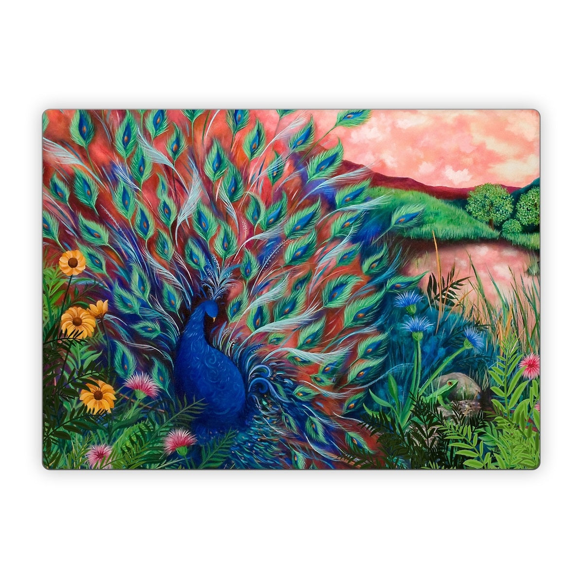 Coral Peacock - Microsoft Surface Laptop Wrap