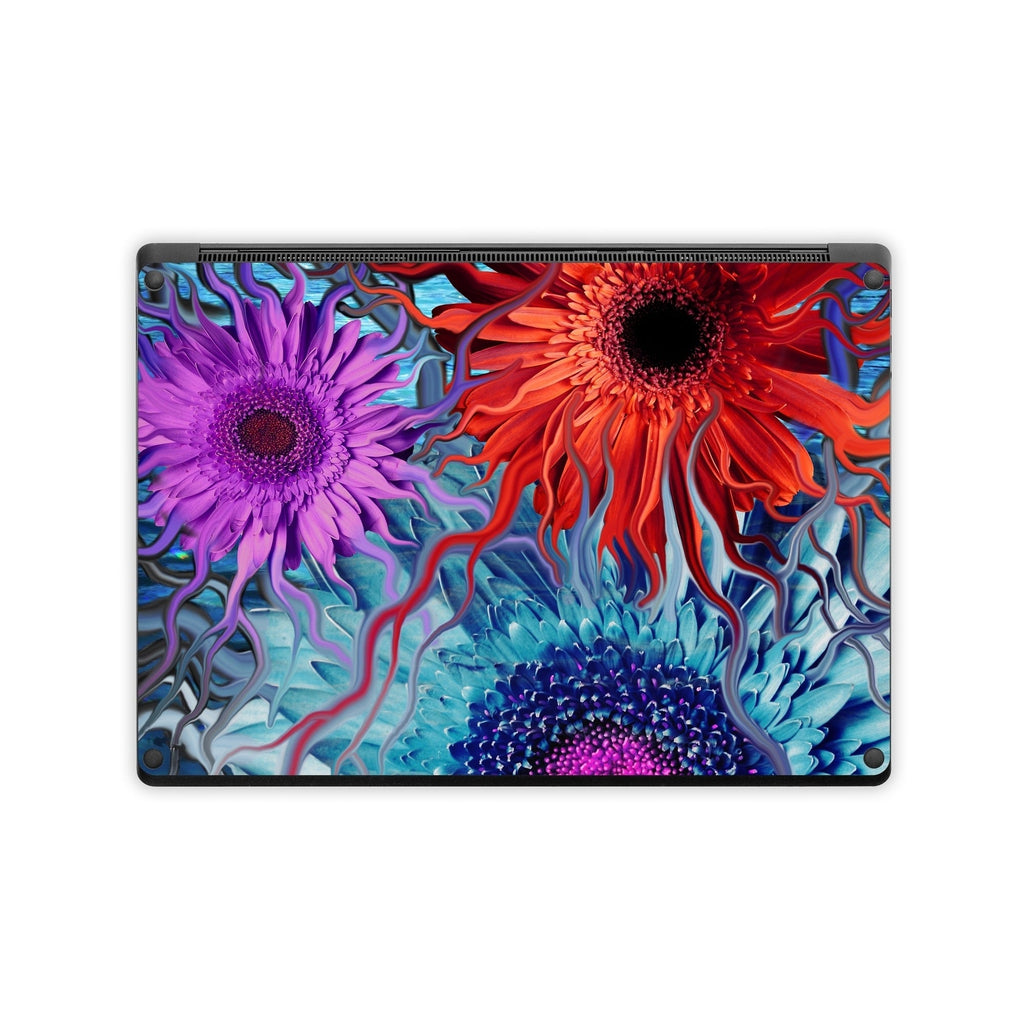 Deep Water Daisy Dance - Microsoft Surface Laptop Wrap