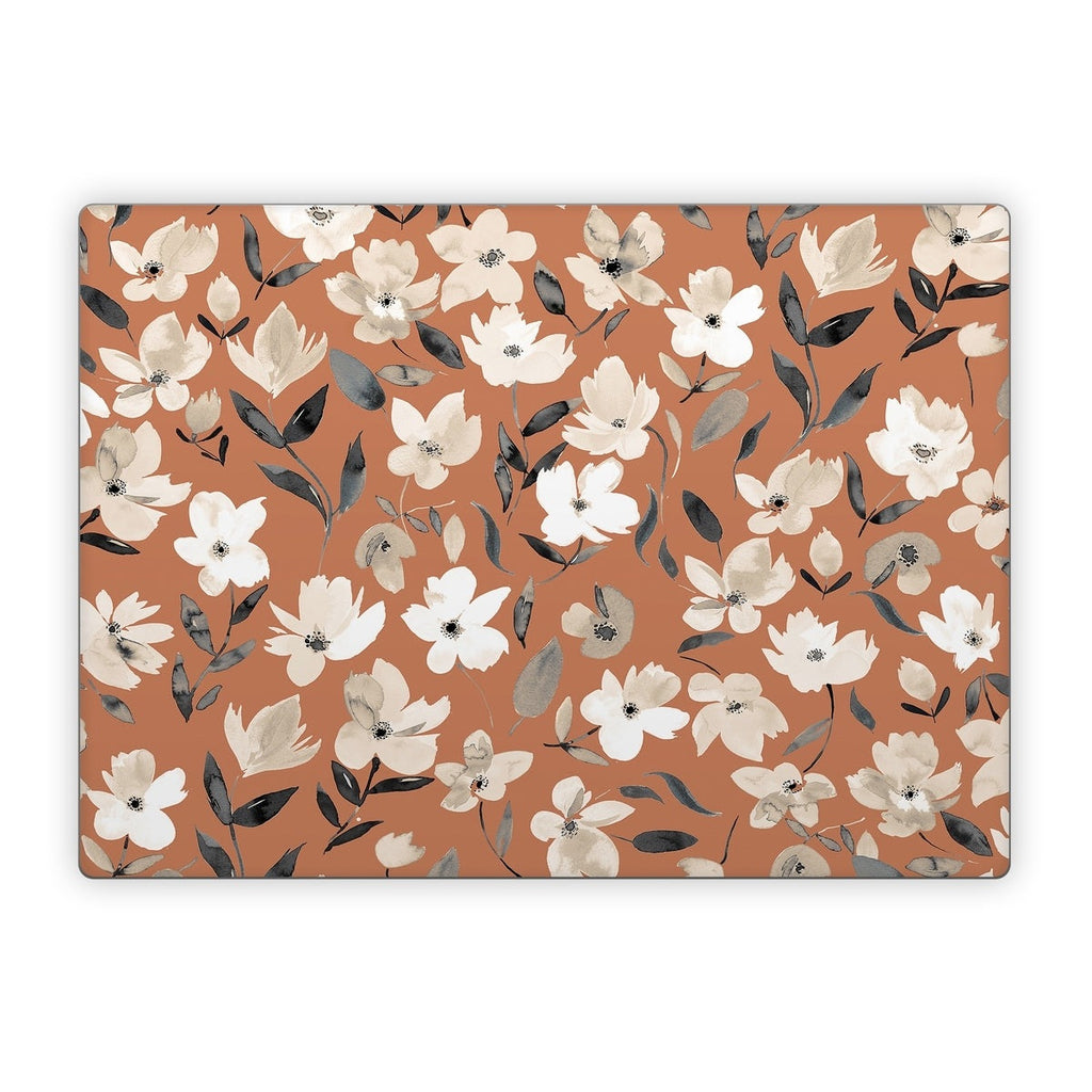 Fresh Flowers Copper - Microsoft Surface Laptop Wrap