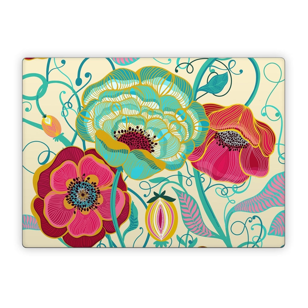 Golden Flowers - Microsoft Surface Laptop Wrap