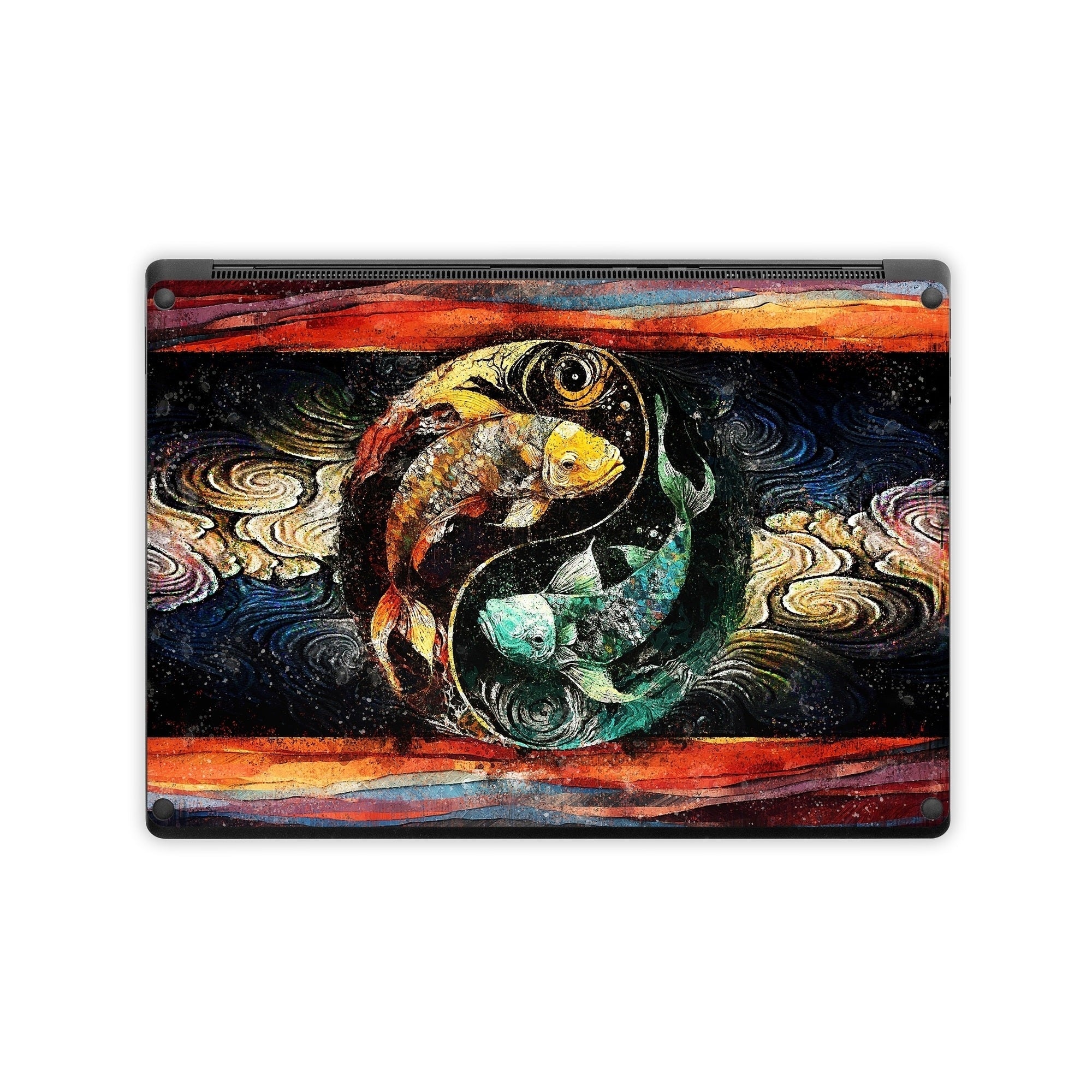 Koi Fish Yin Yang - Microsoft Surface Laptop Wrap