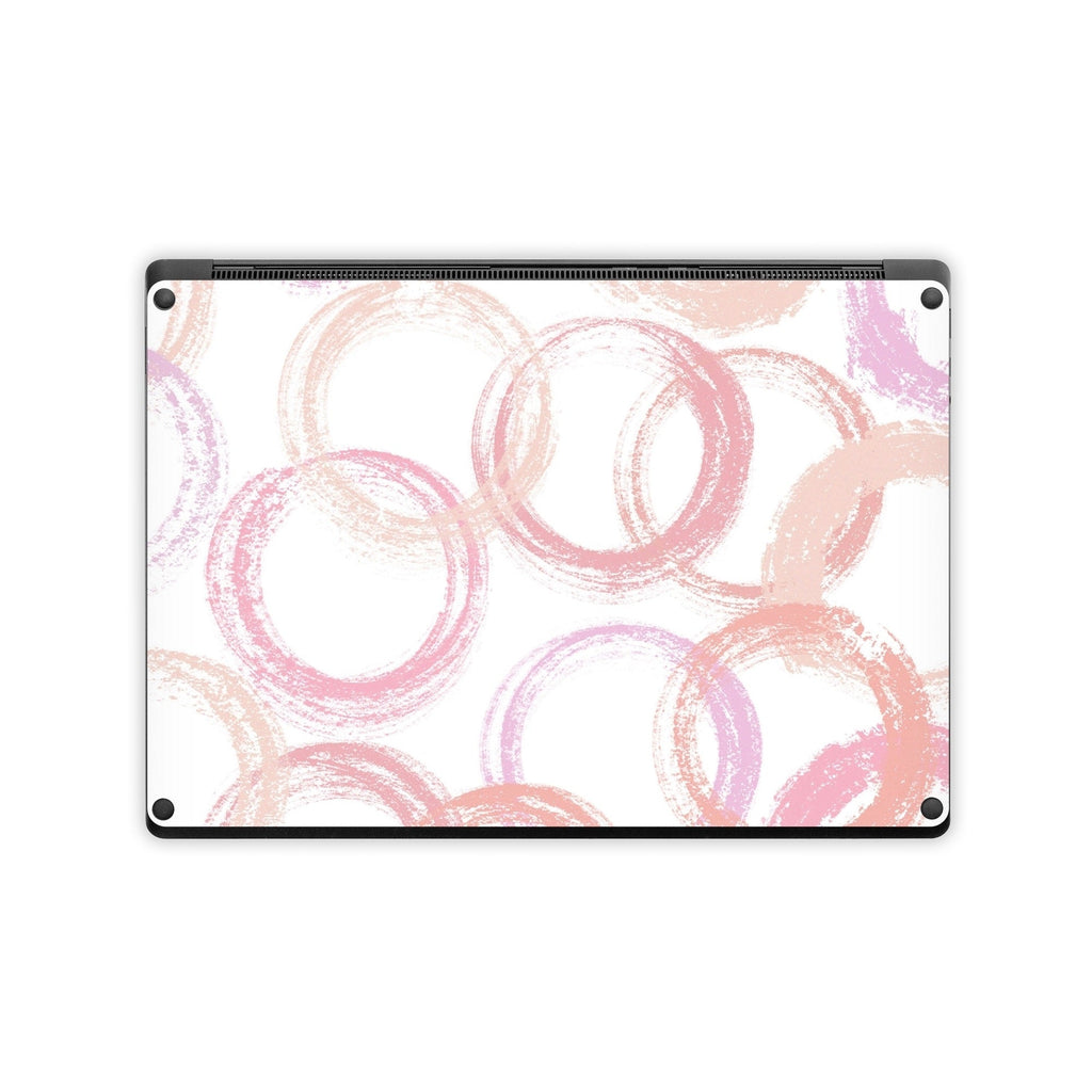 Pink Circles - Microsoft Surface Laptop Wrap