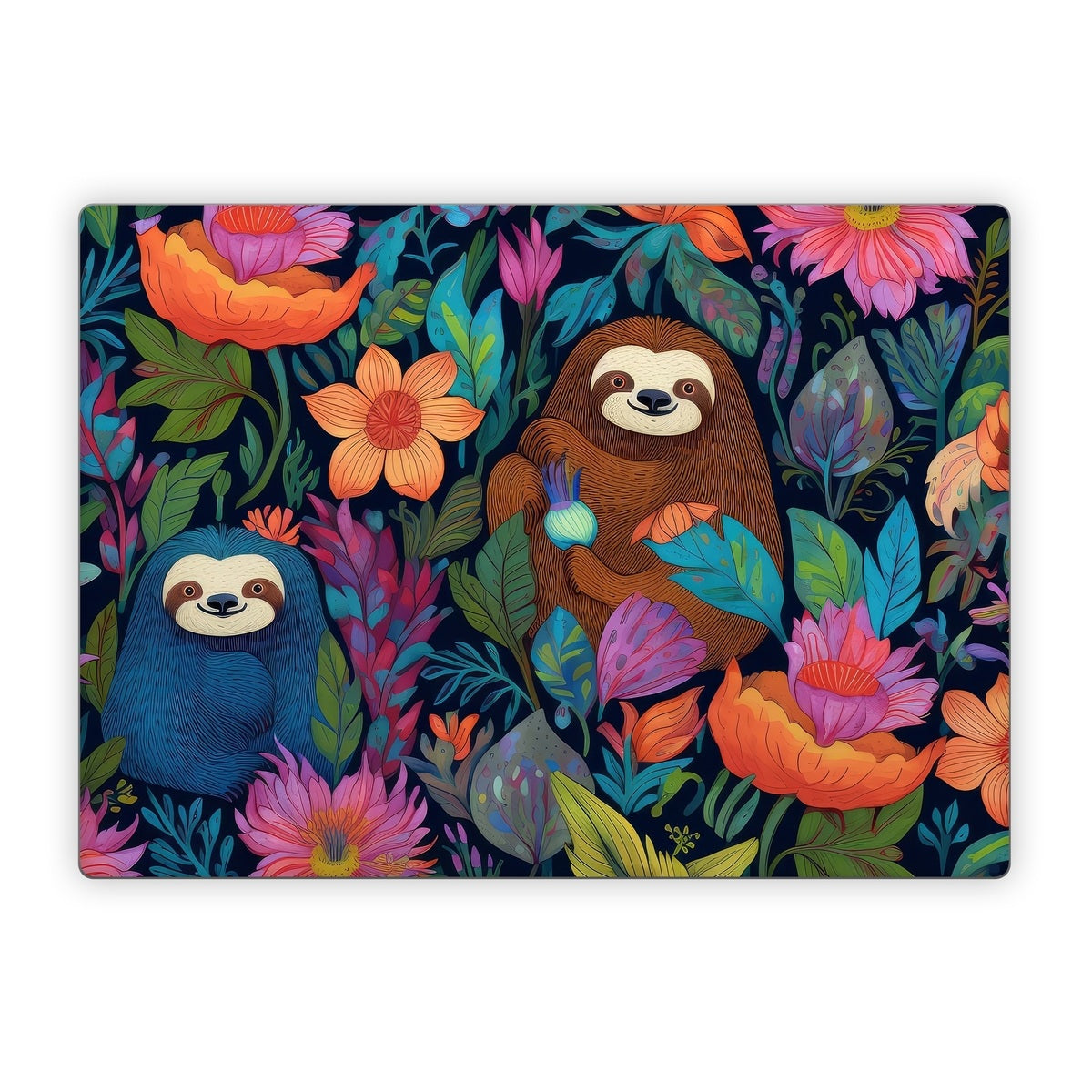 Garden of Slothy Delights - Microsoft Surface Laptop Wrap