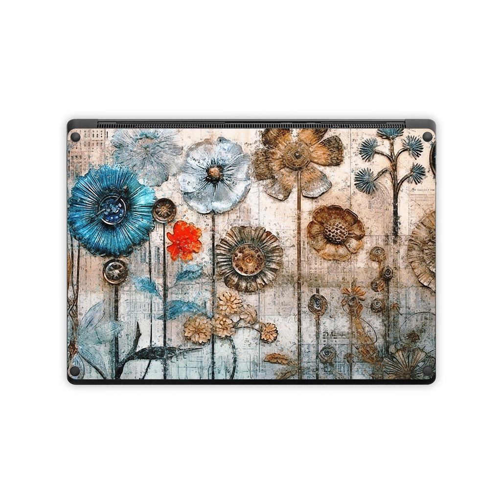 Steampunk Flowers - Microsoft Surface Laptop Wrap