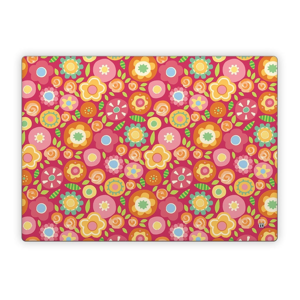 Flowers Squished - Microsoft Surface Laptop Wrap