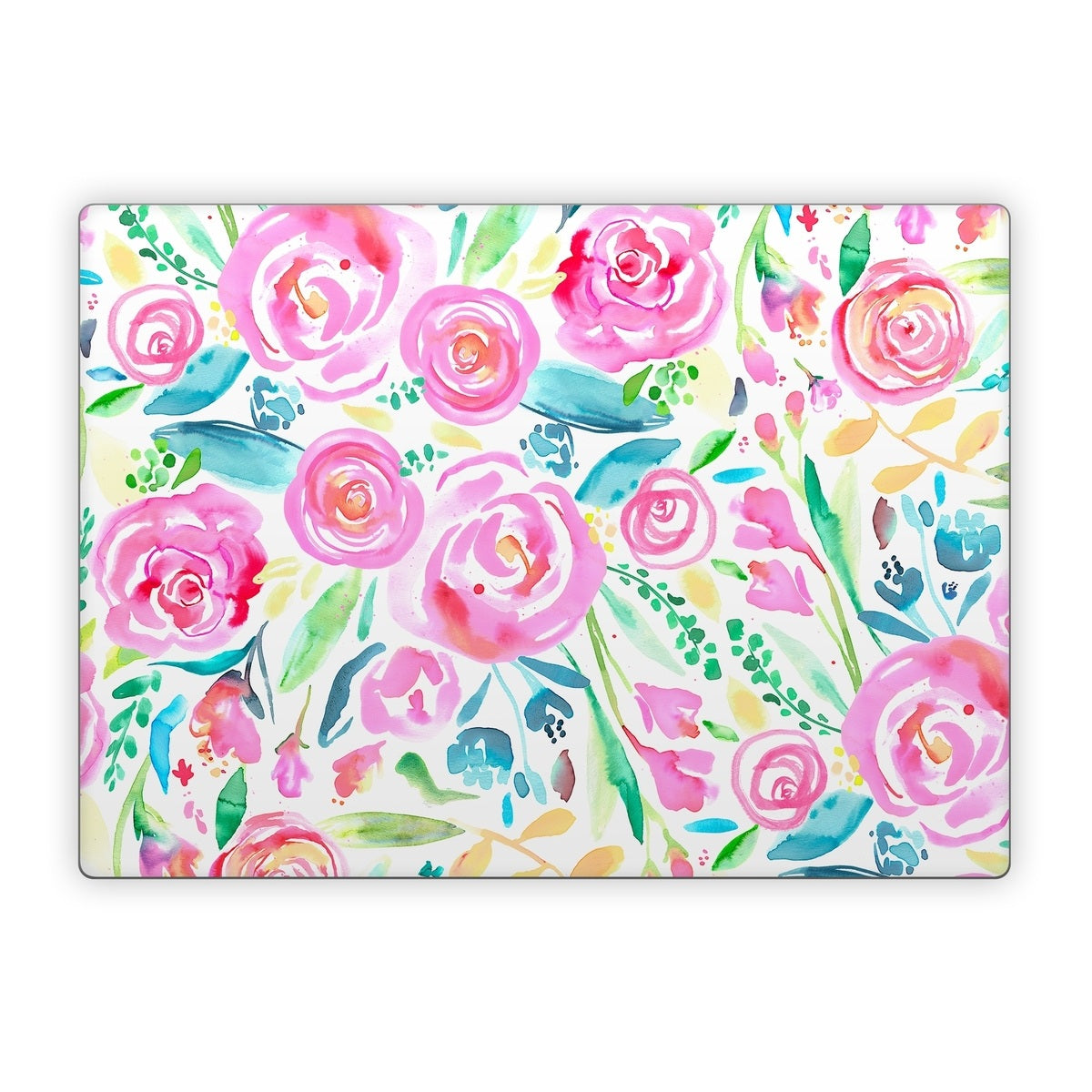 Watercolor Roses - Microsoft Surface Laptop Wrap