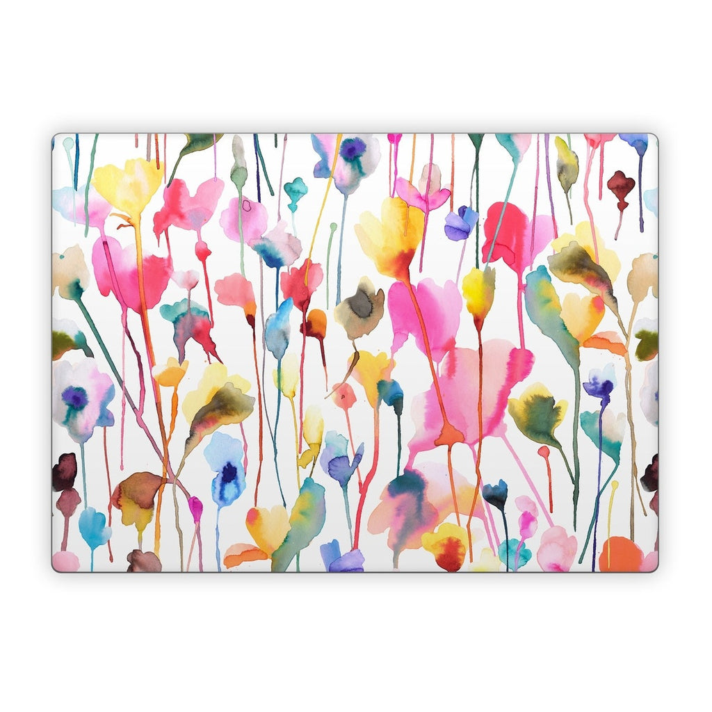 Watercolor Wild Flowers - Microsoft Surface Laptop Wrap