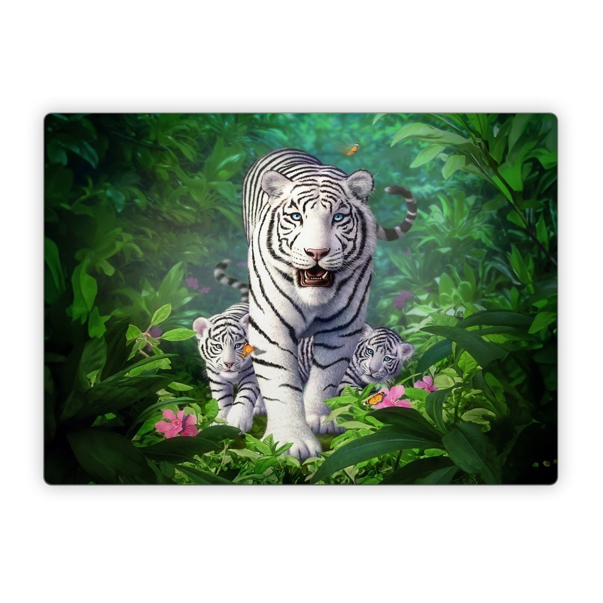 White Tigers - Microsoft Surface Laptop Wrap