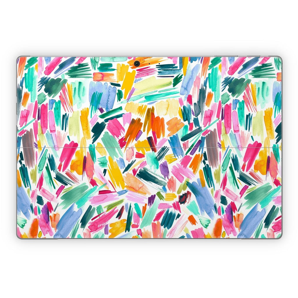 水彩彩色笔触 - Microsoft Surface Pro 保护膜