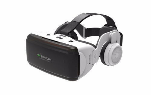 VR Shinecon headset on a white background